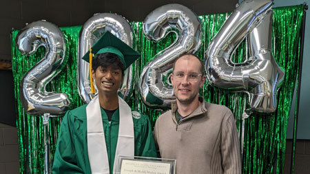 Hari received the Joseph Meites award