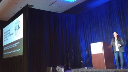Sabrina presenting at US ASP 2024 in Seattle